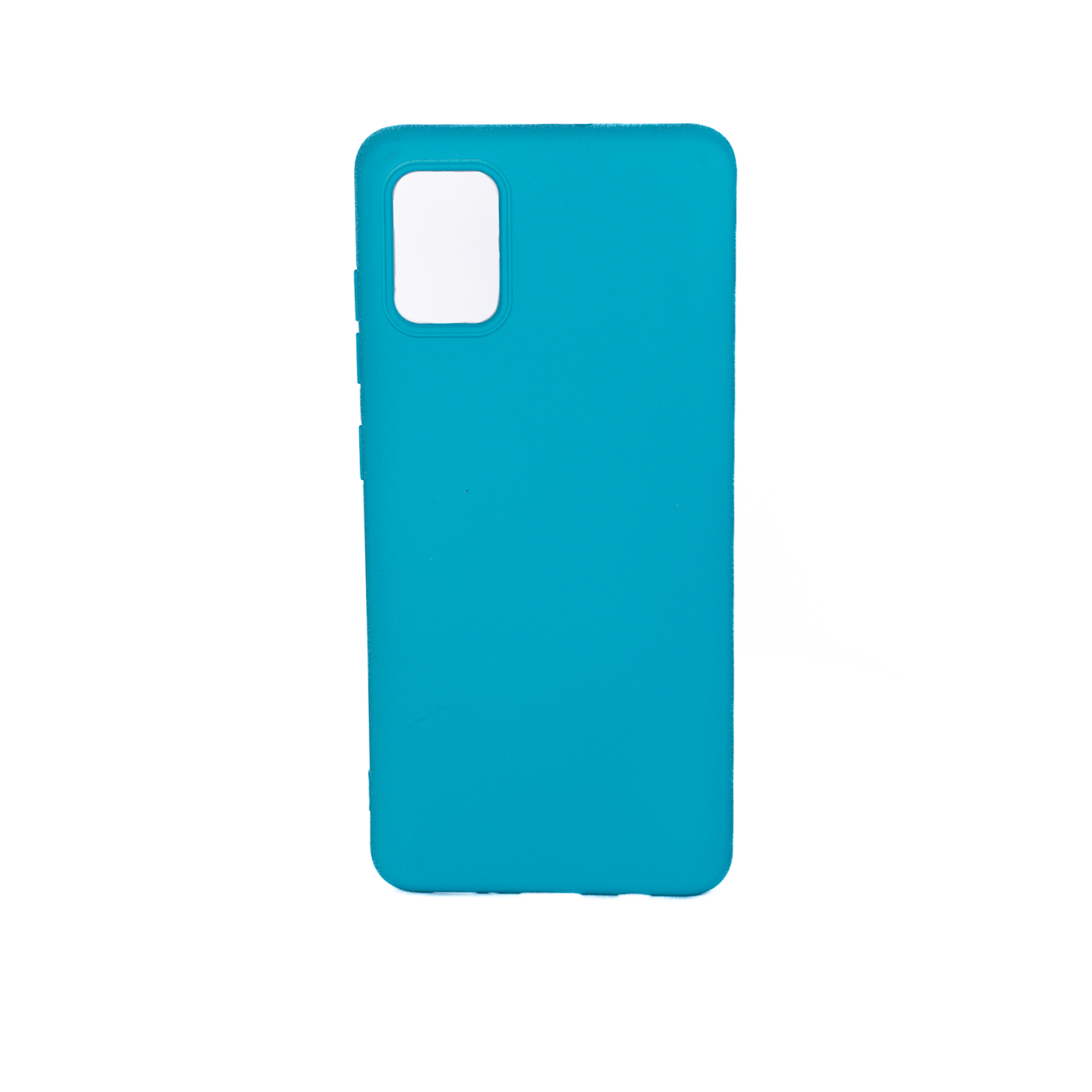 Protectores para celular  para Samsung  A51 Funda de silicona con felpa Celeste